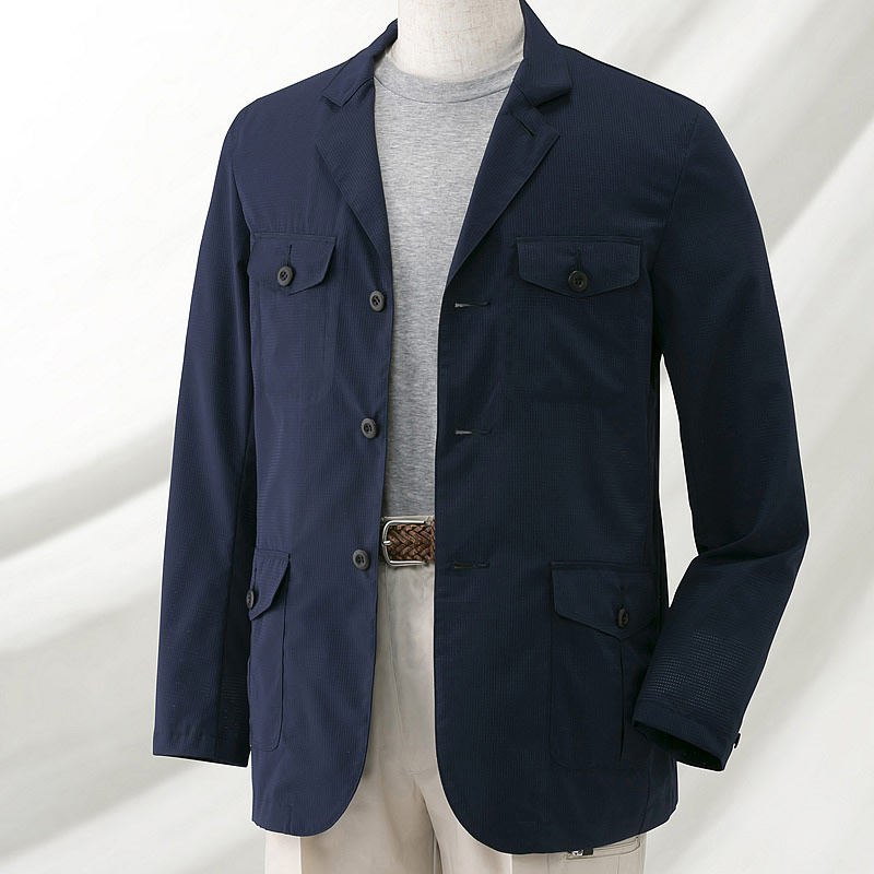 楽天市場 シニアファッション メンズ エアースルー サファリジャケット 80代 70代 60代 90代 春夏 男性 おじいちゃん 服 プレゼント 高齢者 祖父 誕生日 送料無料 紳士服 実用的 ギフト 敬老の日 プレゼント ギフト 実用的 ｔｃマート シニアファッション