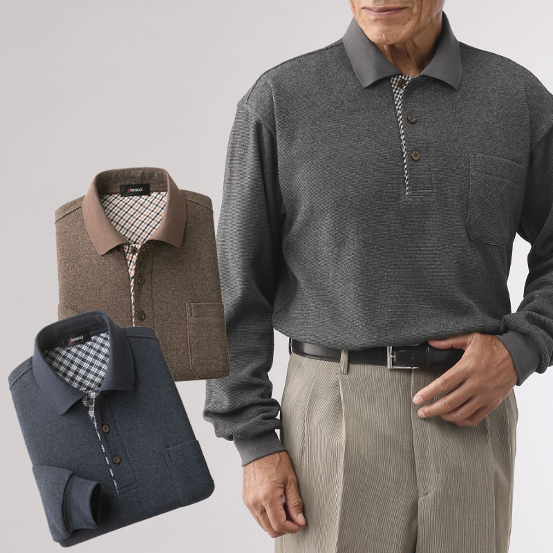 楽天市場】使い回し自由自在！暖かポロシャツ&タートルネック同サイズ5