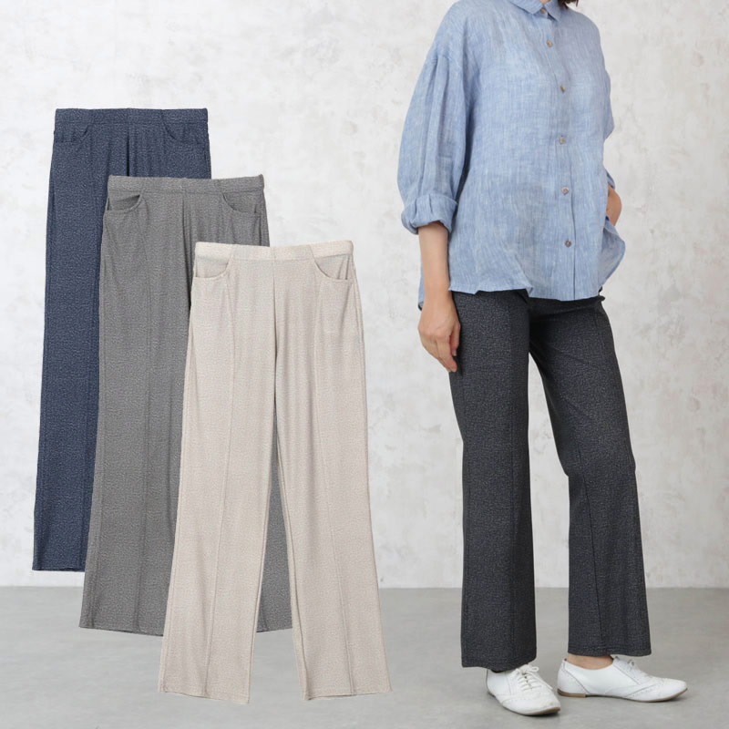 楽天市場 シニアファッション レディース パンツ ウエストゴム 高齢者 ズボン おばあちゃん服 プレゼント 涼感 Uvカット 杢調 美脚フィットパンツ 股下68cm 取寄せ品 70代 80代 60代 春夏 ハイミセス お年寄り 総ゴム 婦人 ｔｃマート シニアファッション