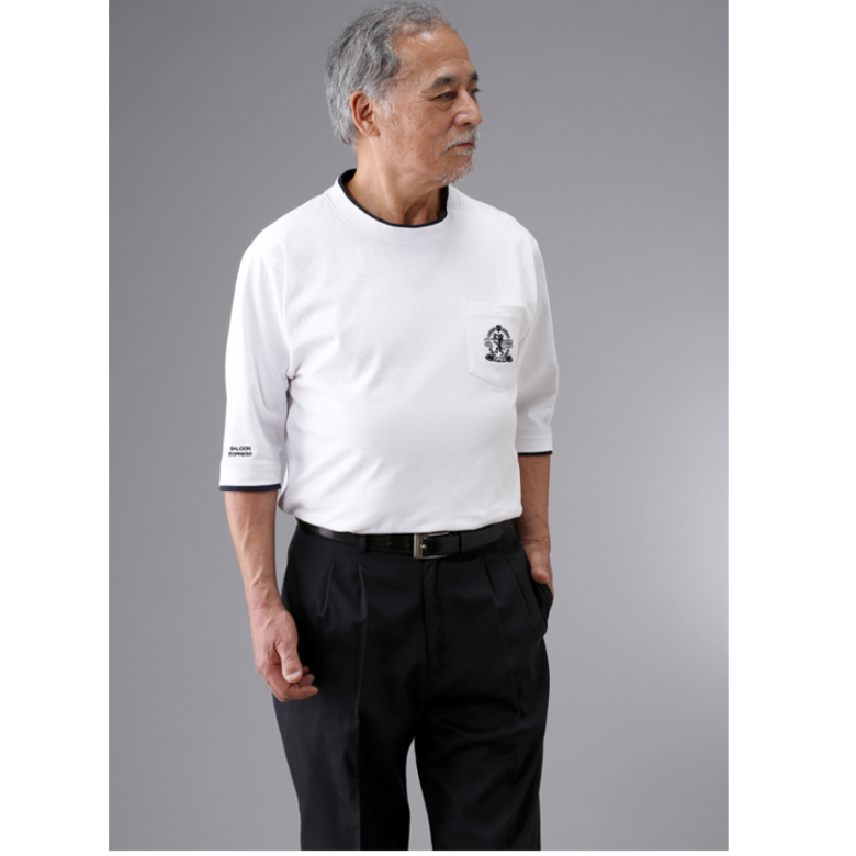 【楽天市場】5分袖Tシャツ3色セット（シニアファッション 70代 80代 メンズシニア 男性 紳士服 お年寄り高齢者 春夏 誕生日プレゼント