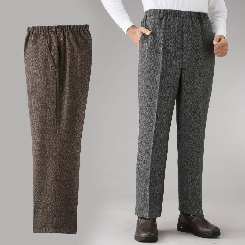 魅了 ツイードパンツ 尾州毛混 紳士 日本製 秋冬 90代 60代 70代 80代 メンズ シニアファッション おじいちゃん 高齢者 老人 お年寄り 祖父 男性 紳士服 プレゼント 服 Csk Mb3 302 Vninsider Vn