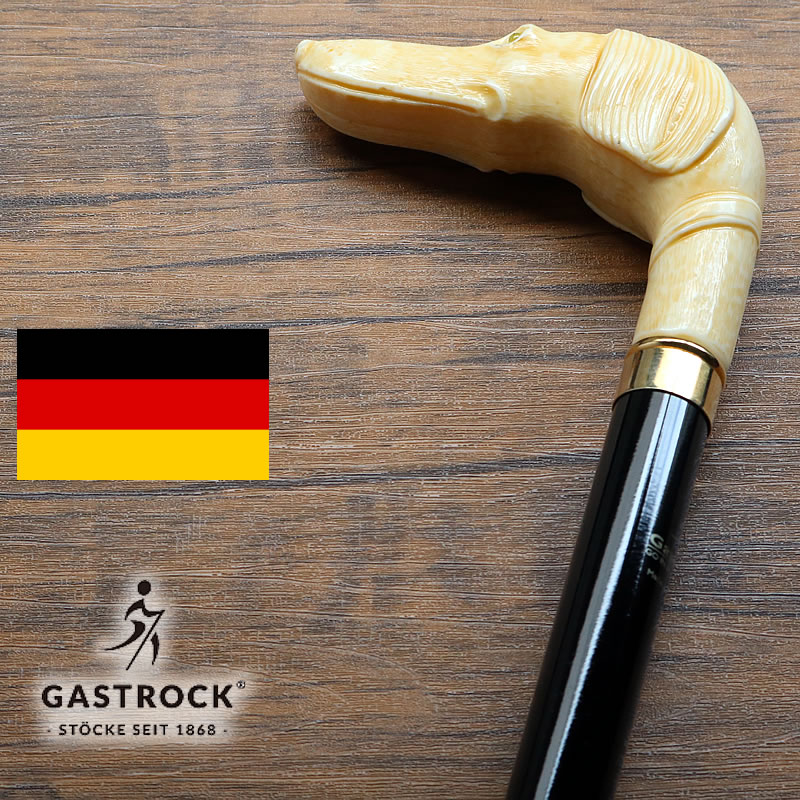 日本全国送料無料 杖 男性用 おしゃれなドイツ製ステッキ ガストロック社製 Gastrock 犬 Dog Ga 48 おじいちゃん プレゼント 祖父 シニア 高齢者 お年寄り 老人 即納特典付き Bralirwa Co Rw