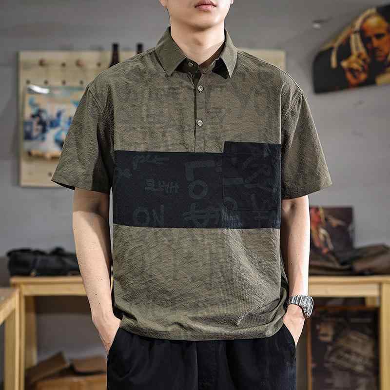 ポケット 襟付き ポロシャツ メンズ ゆったり フィット カジュアル 夏 アウトドア 薄手 冷感 素材 半袖 トップス｜Comfort Life