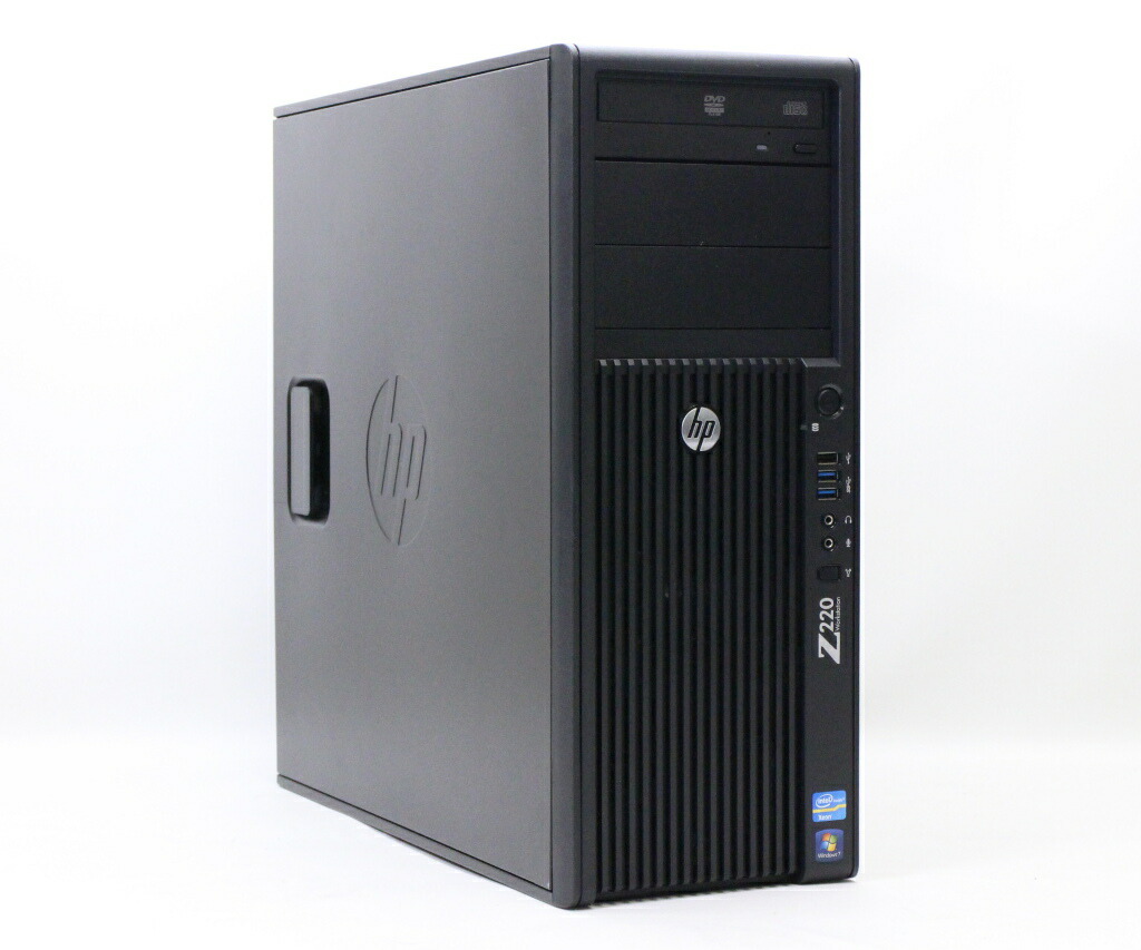 hp Z220 CMT Xeon E3-1245 v2 3.4GHz 8GB 500GB Quadro 410 DVD-ROM Windows7  Pro 64bit 【中古】【20181127】｜TCEダイレクト楽天市場店