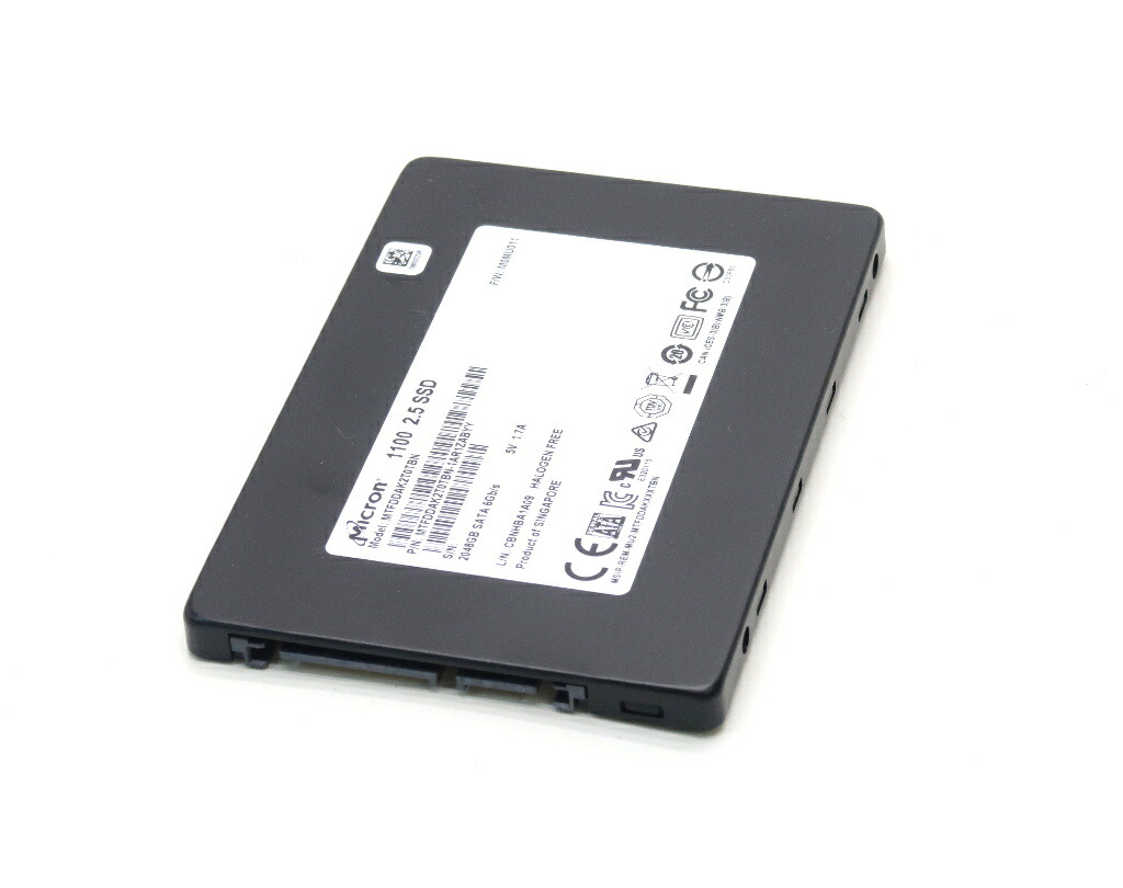 Mtfddak2t0tbn 2tb Refurbisher Micron 計測器 Program Ssd Sata 6gb S接続 3d Tlc Nand 2 5インチ 7mm厚 データ消去済 中古 0514 Tceダイレクト店