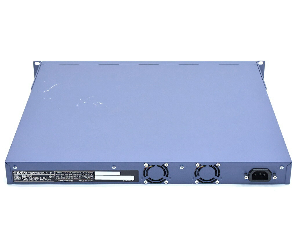 Yamaha Rtx3500 4譜系10ポート1000base T乗っけるvpnルーター Rev 14 00 29 Ipsec受け容れる機マクシマムスループット2 0gbps 造り付ける滑りだし化済 中古 Cannes Encheres Com