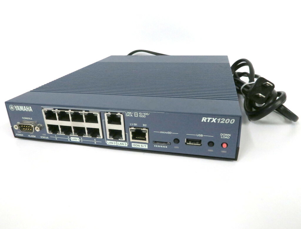 Yamaha Rtx10 3仕組10インターフェイス1000base T積み上げるvpnルーター Rev 10 01 78 ファームウエアアップデート済 設置出始め化済 中古 Pasadenasportsnow Com