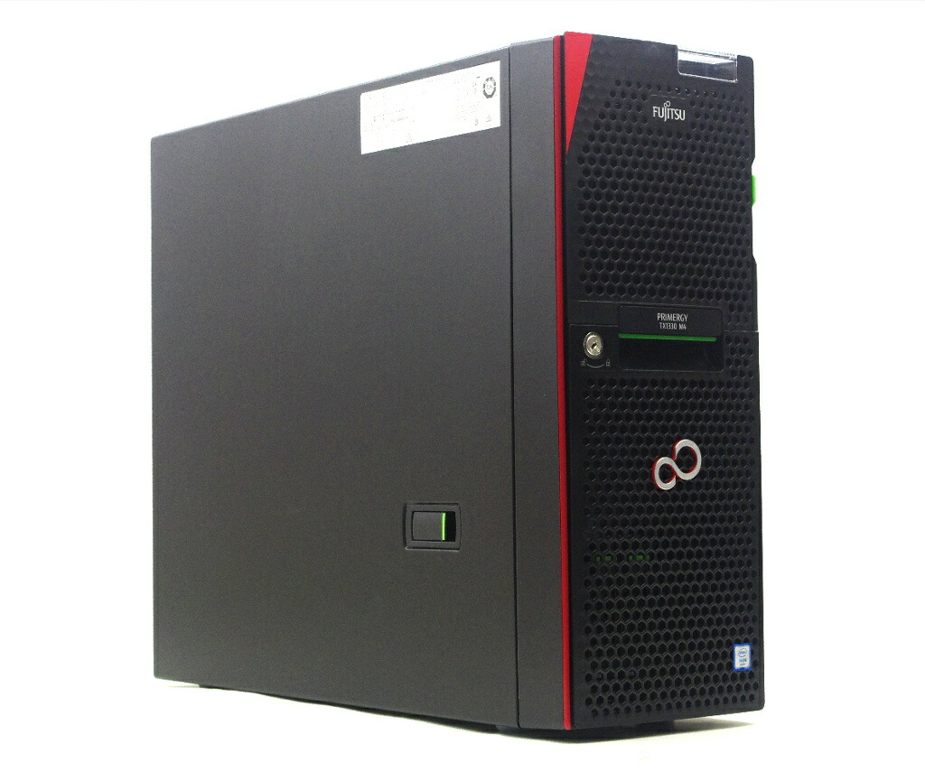 富士通 PRIMERGY TX1330 M4 Xeon E-2124 3.3GHz 16GB 1TBx2台(SATA3.5インチ RAID1構成) AC*2 PRAID CP400i 冗長電源