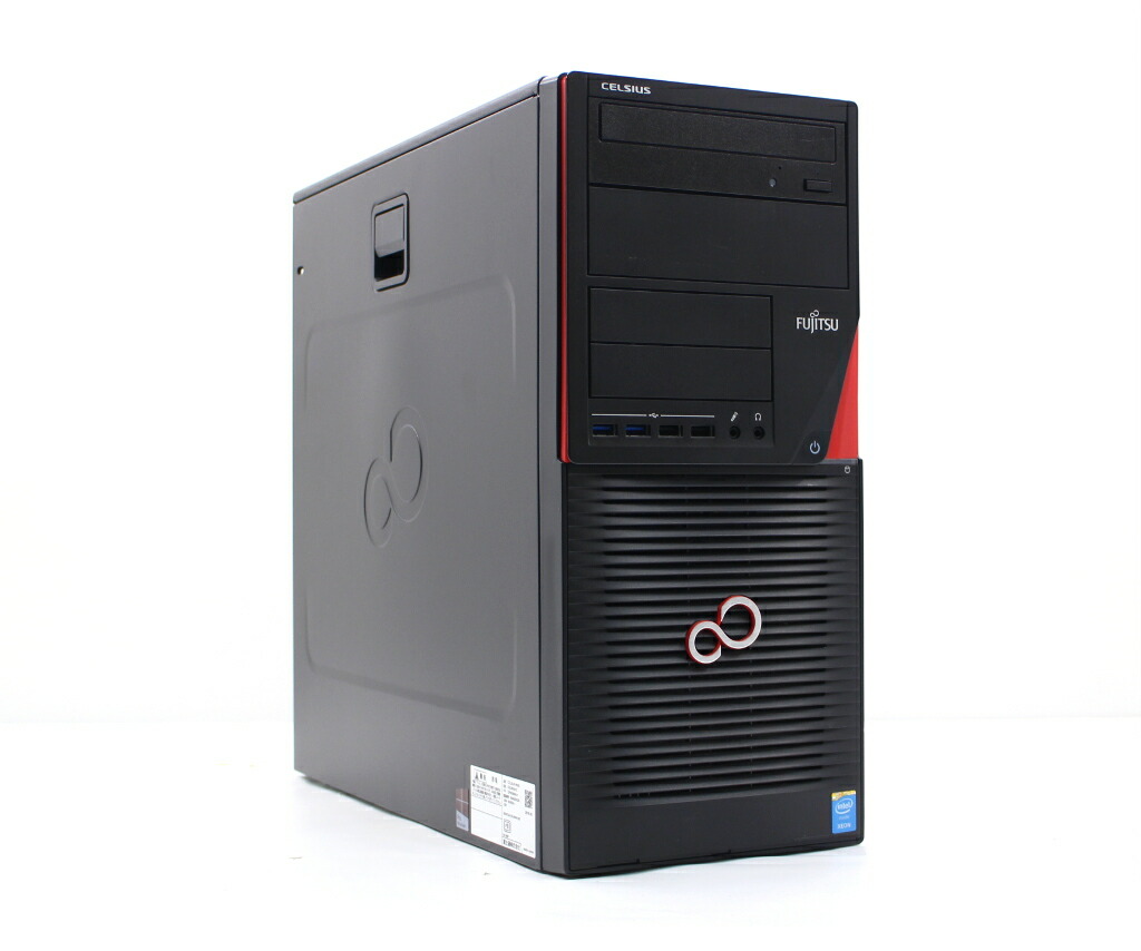 富士通 CELSIUS W530 Xeon E3-1246 v3 3.5GHz 16GB 500GB(HDD) Quadro K620 DVD -RW Windows10 Pro 64bit