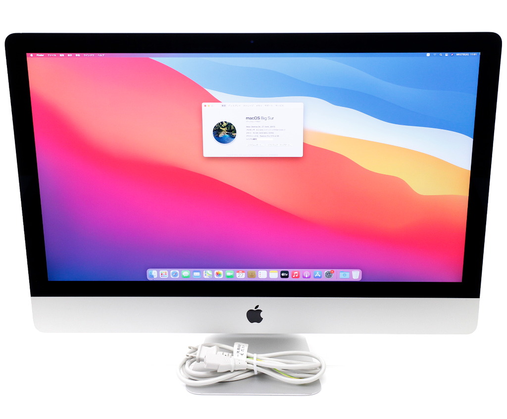 60%OFF!】 Apple iMac Retina 5K 27インチ 2017 Core i5-7500 3.4GHz 8GB