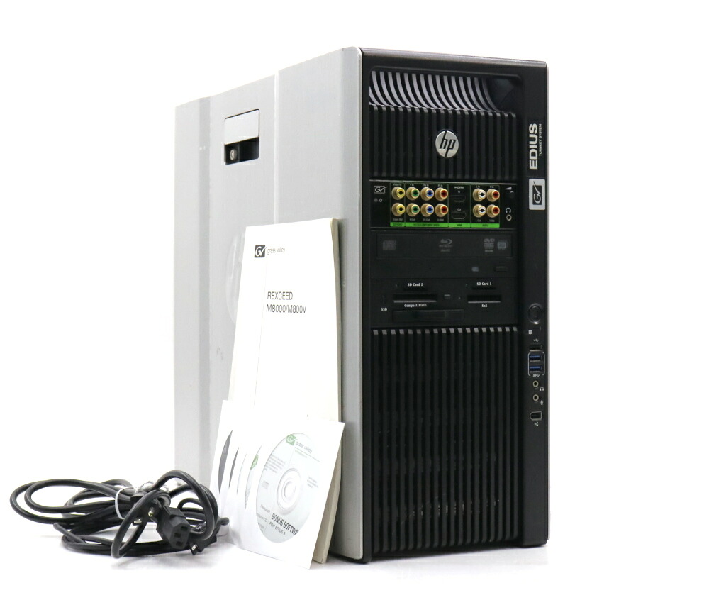 Rexceed 【楽天市場】Grass Valley REXCEED M8000(hp Z820 OEM) Xeon E5-2640 2.5GHz 8GB ...