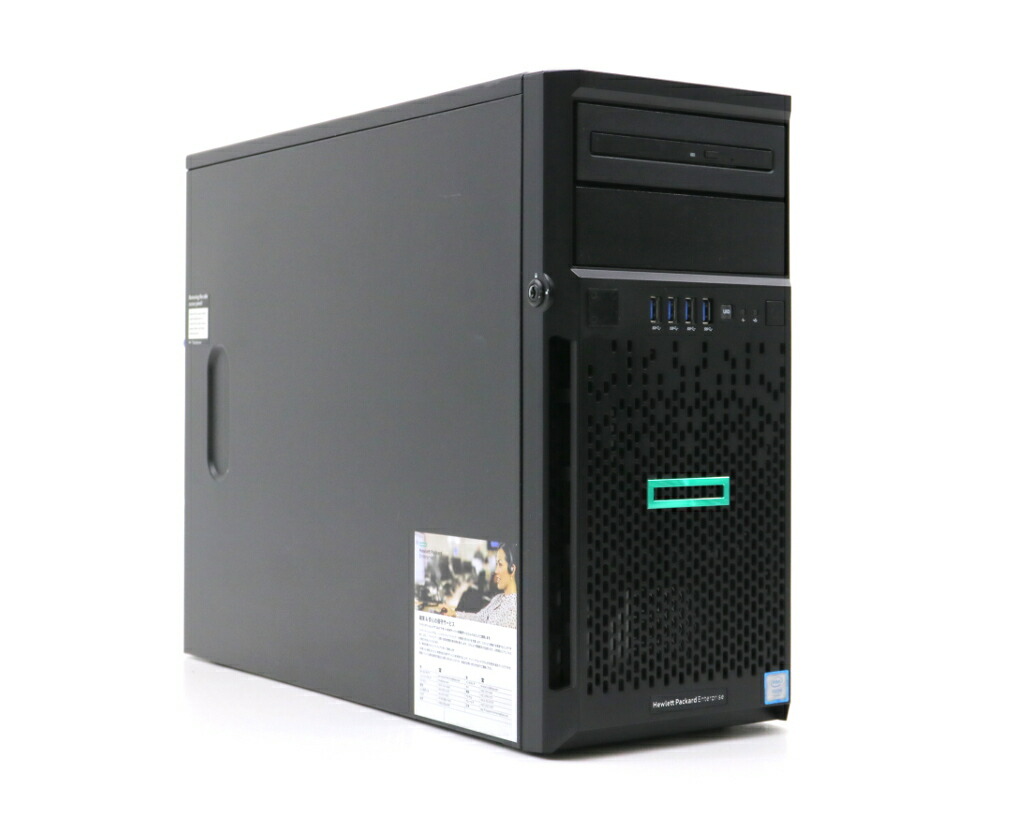 楽天市場】hp ProLiant ML30 Gen10 Xeon E-2124 3.3GHz 8GB 2TBx2