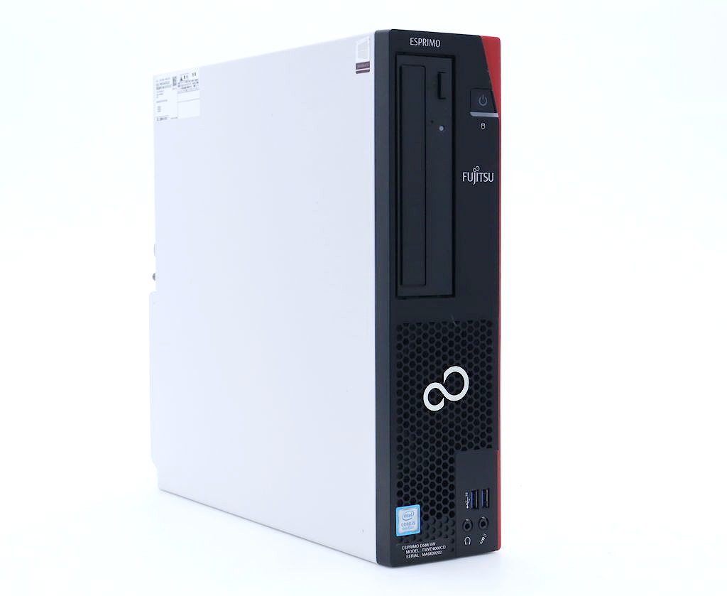 富士通 ESPRIMO D588/VW Core i5-8500 3GHz 8GB 256GB(SSD) DisplayPort/DVI-D/アナログRGB出力 DVD+-RW Windows11 Pro 64bit 【中古】【20251111】