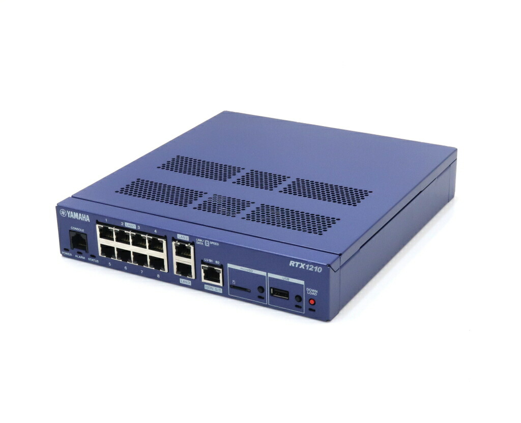 【最新ファームUP済】YAMAHA ギガアクセスVPNルーター RTX1210 既存ネットワークと新規ネットワークの共存環境を実現した「RTX810」の