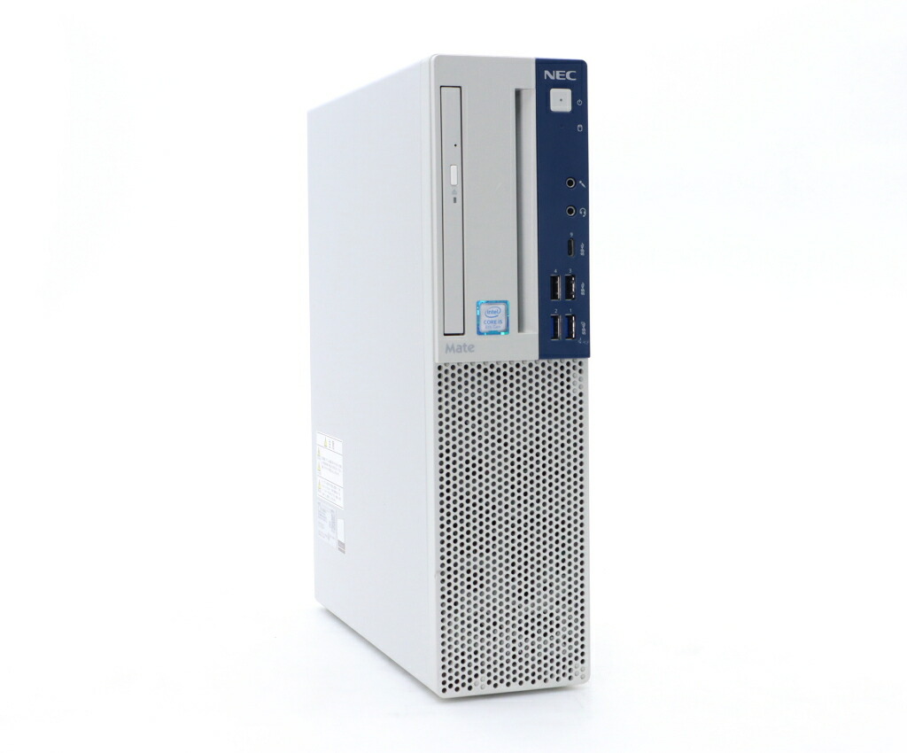 NEC Mate MKM30/B-3 Core i5-8500 3GHz 8GB 256GB(新品SSD) DisplayPort x2/アナログRGB出力 DVD-ROM Windows11 Pro 64bit 【中古】【20251028】