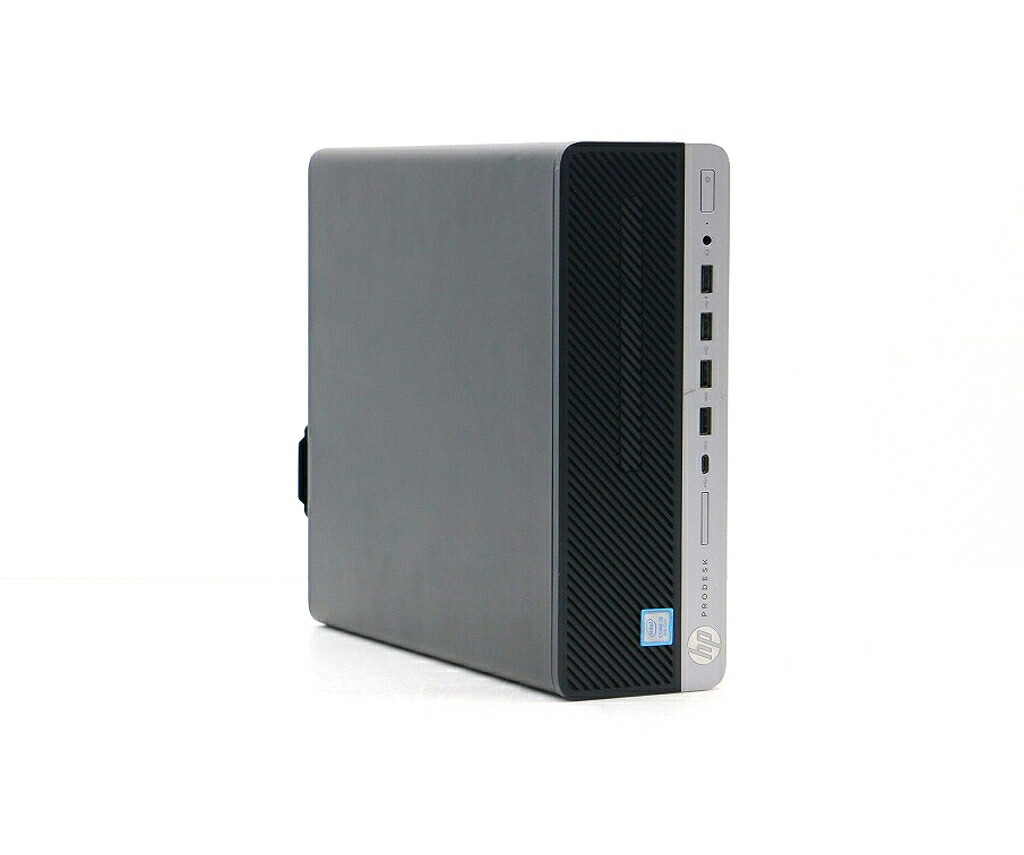 hp ProDesk 600 G4 SFF Core i3-8100 3.6GHz 8GB 256GB(新品NVMeSSD) DisplayPort x2/アナログRGB出力 DVD-ROM Windows11 Pro 64bit 【中古】【20260212】