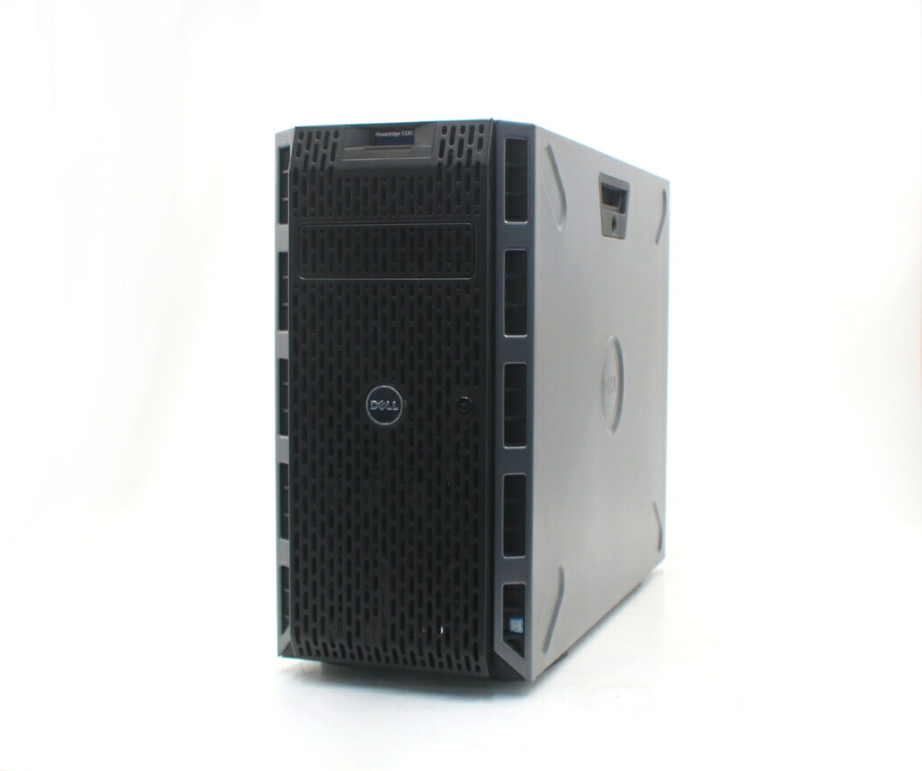 DELL PowerEdge T330 Xeon E3-1240L v5 2.1GHz 8GB 300GBx2台(SAS2.5インチ/12Gbps/RAID1構成) DVD-ROM AC*2 PERC H730 【中古】【20260325】
