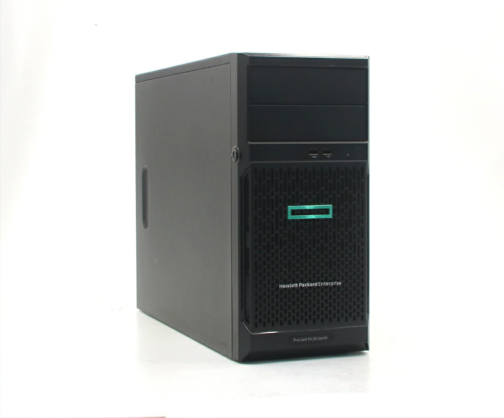 hp ProLiant ML30 Gen10 Xeon E-2224 3.4GHz 32GB 1TBx3台(SATA3.5インチ/RAID5構成) SmartArray S100i SR Gen10 【中古】【20260407】