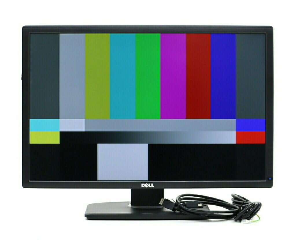 【並品】DELL U2412M 24in非光輝IPSダイアログボックス WUXGA 1920x1200点点 DisplayPort/DVI-D/アナログRGBインプット 【中古】【20260602】