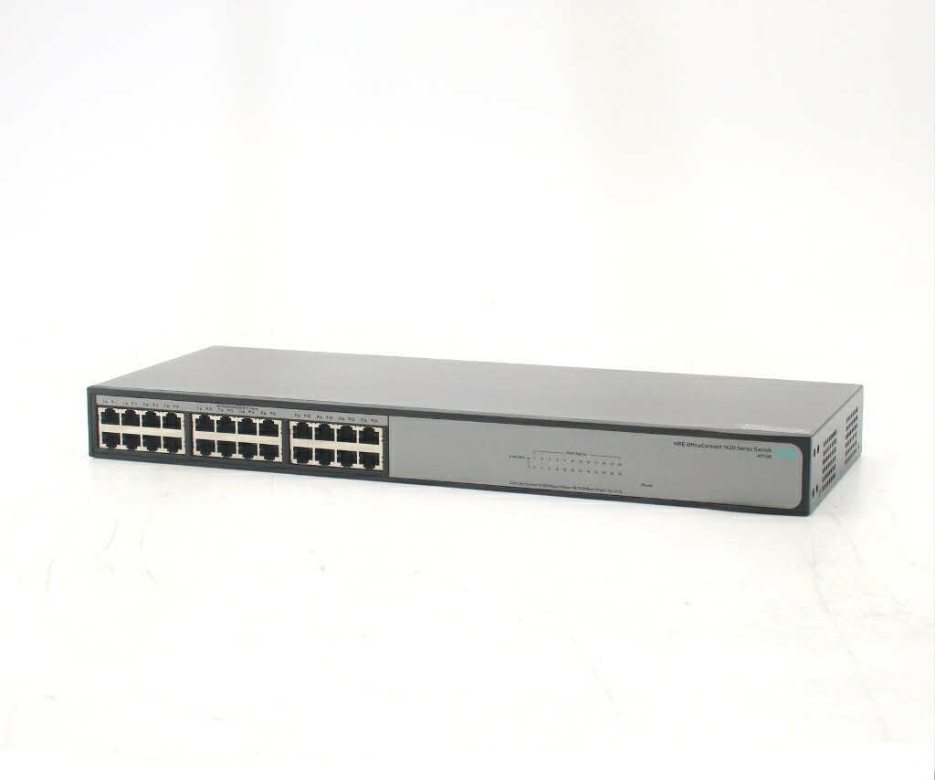 hp OfficeConnect 1420-24G Switch 24界面1000BASE-T相応う 愛読者受け答え 飾り気のない動くこと及び通電突きとめる済 【中古】【20260514】