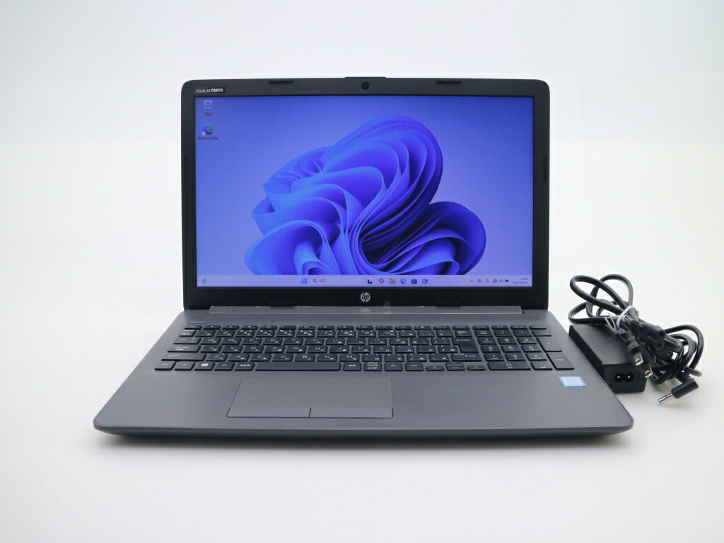hp 250 G7 Core i5-8265U 1.6GHz 8GB 256GB(NVMeSSD) ヴィデオディスク+-RW 15.6in非光輝 FWXGA 1366x768 Windows11 Pro 64bit 小難 【中古】【20260611】