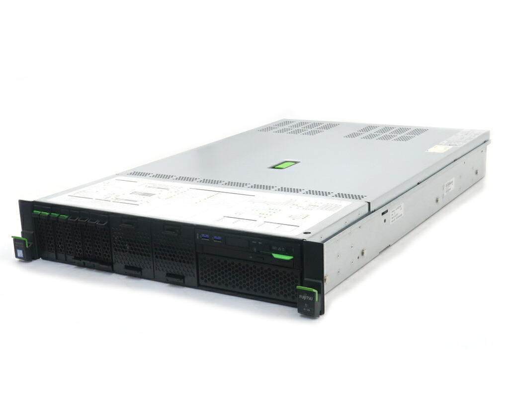 富士通 PRIMERGY RX2520 M4 Xeon Silver 4112 2.6GHz 32GB 300GBx2台(SAS2.5インチ/12Gbps/RAID1構成) DVD-ROM PRAID CP400i 【中古】【20260513】|TCEダイレクト店