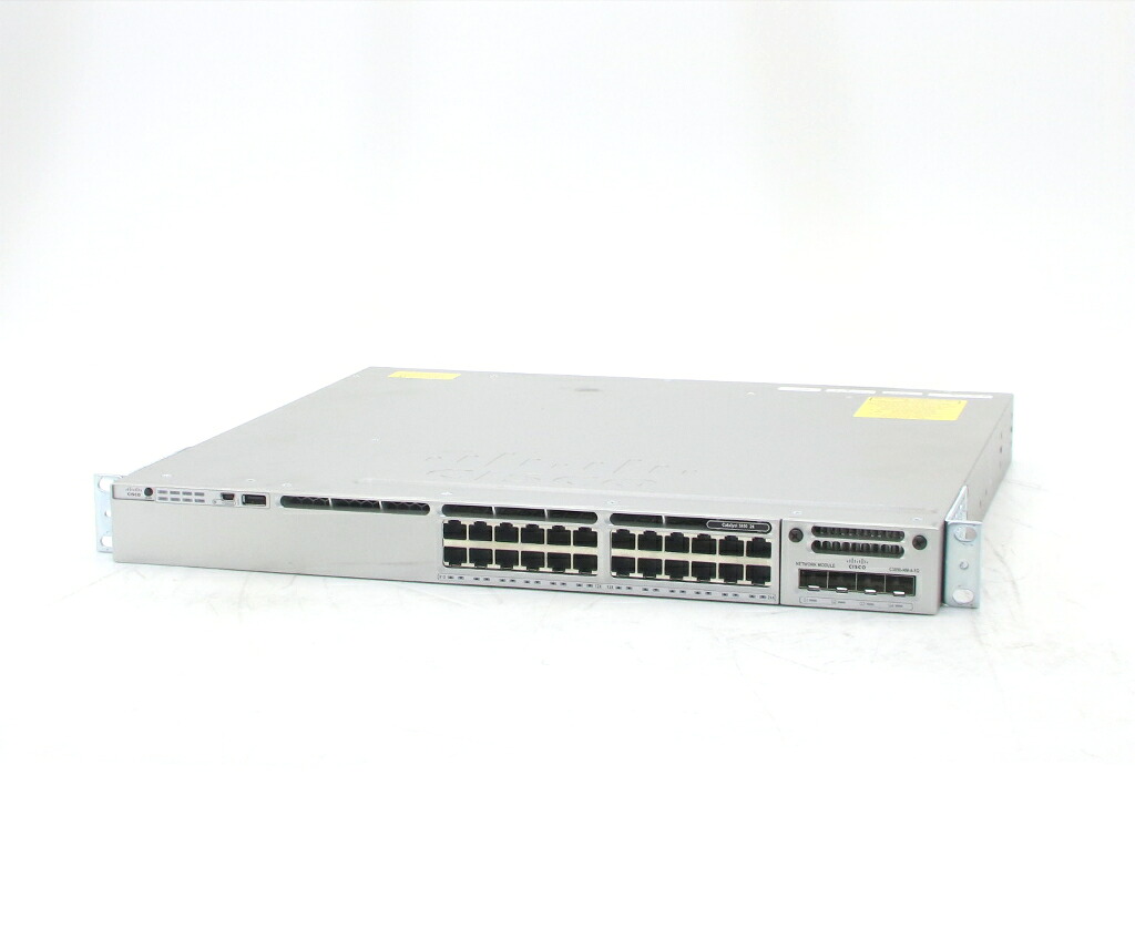 Cisco Catalyst WS-C3850-24T-E V07 24ポート1000BASE-T CAT3K_CAA-UNIVERSALK9 Ver.16.12.08 ipservicesライセンス 設定初期化済 【中古】【20260623】|TCEダイレクト店