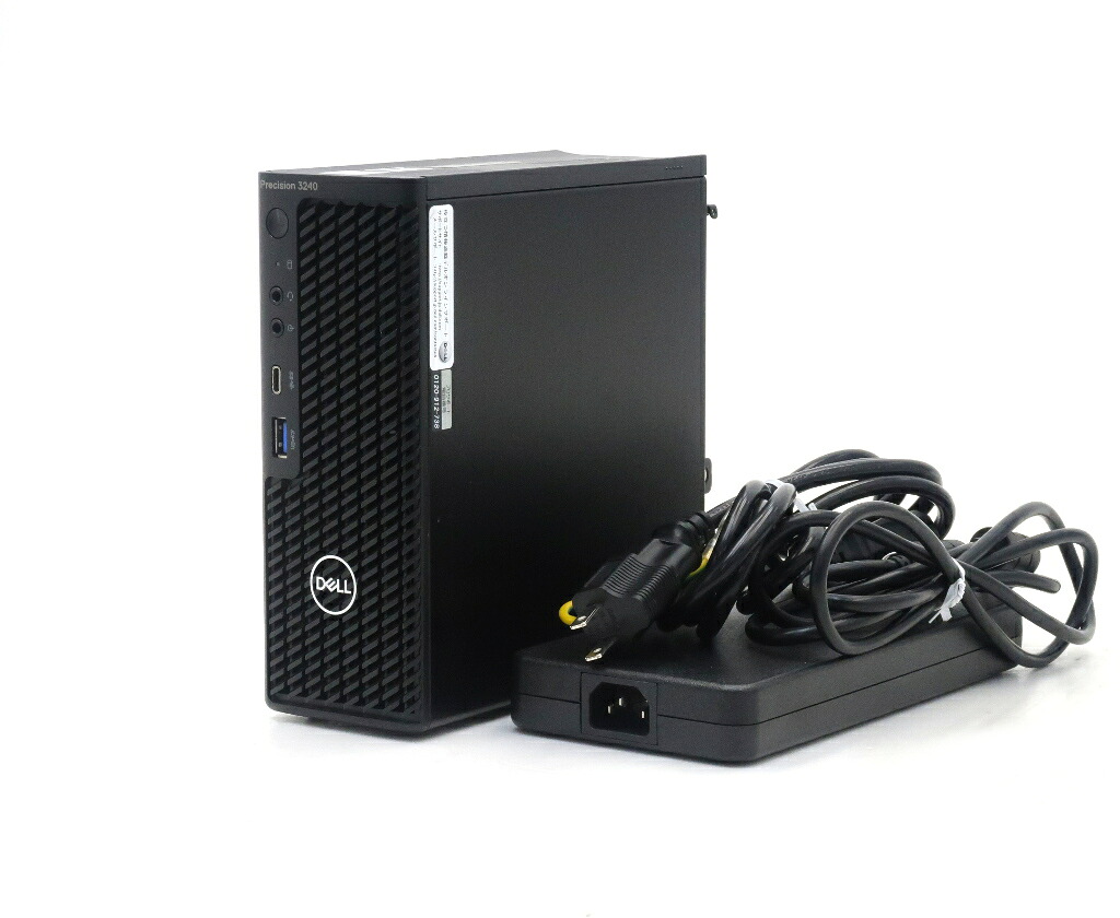 DELL Precision 3240 Compact Core i7-10700 2.9GHz 32GB 512GB(NVMe SSD) HDMI/DisplayPort x2出力 Windows11 Pro 64bit 【中古】【20260717】｜TCEダイレクト店