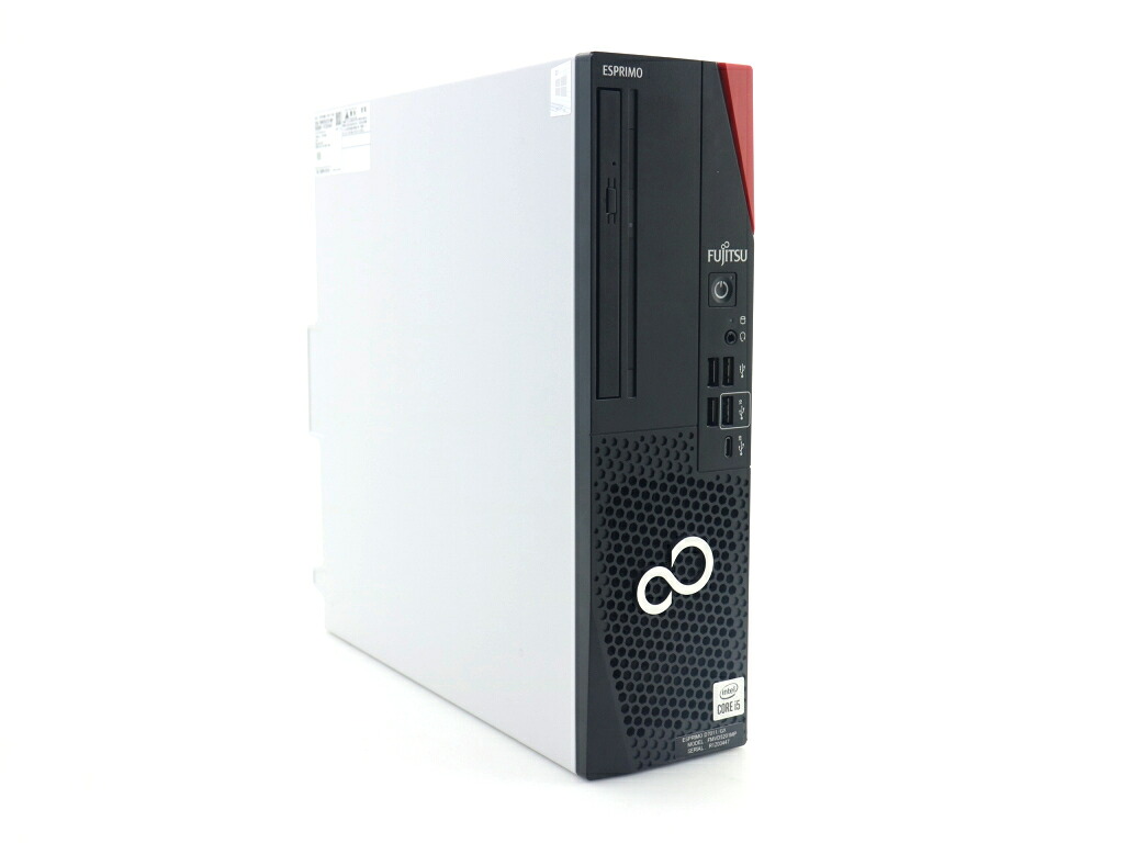 富士通 ESPRIMO D7011/GX Core i5-10505 3.2GHz 8GB 256GB(新品SSD) DisplayPort x2/アナログRGB出力 DVD+-RW Windows11 Pro 64bit 【中古】【20260703】|TCEダイレクト店