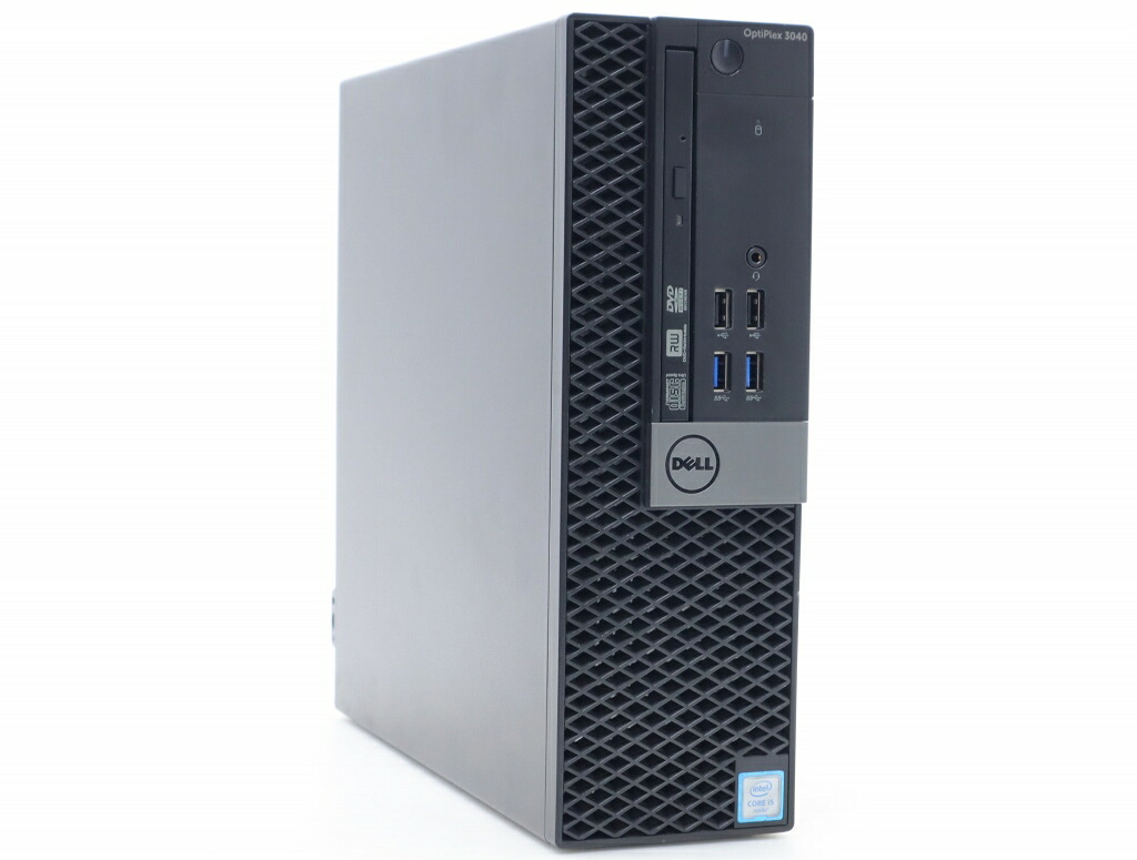 DELL OptiPlex 3040 SFF Core i5-6500 3.2GHz 8GB 256GB(SSD) HDMI/DisplayPort/アナログRGB出力 DVD+-RW Windows10 Pro 64bit 【中古】【20260701】｜TCEダイレクト店