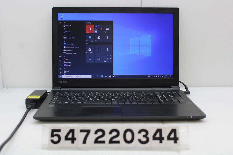 東芝 dynabook B35 Y Core i3 5005U 2GHz 8GB 128GB SSD Multi 15.6W FWXGA  1366x768 Win10 USB不良 値引きする