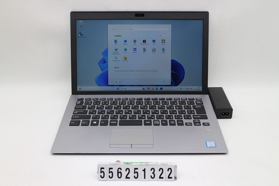 VAIO VJPG11C11N Core i5 8250U 1.6GHz/8GB/256GB(SSD)/13.3W/FHD(1920x1080)/Win11 画面キズあり【中古】【20260225】