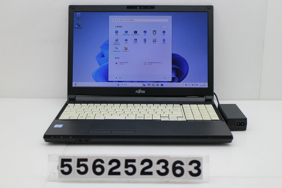 富士通 LIFEBOOK A579/CX Core i3 8145U 2.1GHz/8GB/512GB(SSD)/Multi/15.6W/FWXGA(1366x768)/Win11 外装黄ばみあり【中古】【20260303】