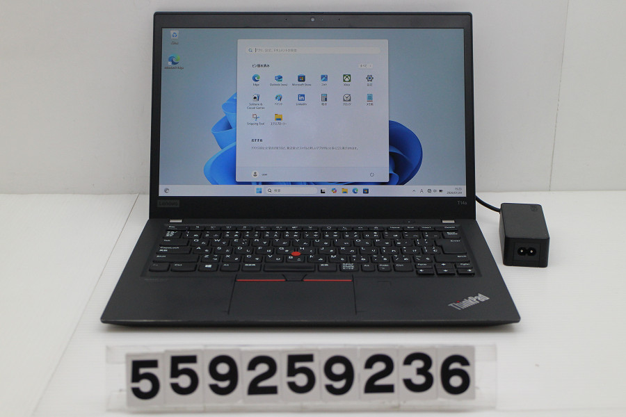 Lenovo ThinkPad T14s Gen1 Core i5 10210U 1.6GHz/8GB/256GB(SSD)/14W/FHD(1920x1080)/Win11 キー文字消えあり【中古】【20260204】