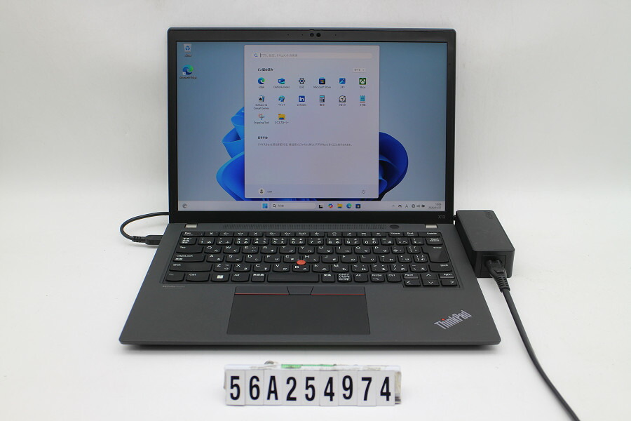 Lenovo ThinkPad X13 Gen2 Core i5 1135G7 2.4GHz/8GB/256GB(SSD)/13.3W/WUXGA(1920x1200)/Win11 手がかり文字記号消えあり【中古】【20260203】