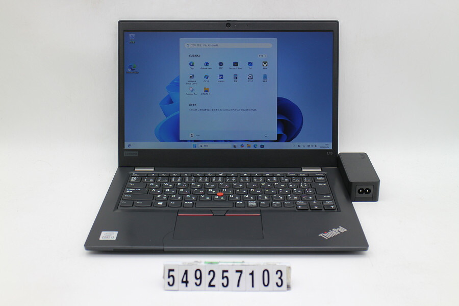 Lenovo ThinkPad L13 Core i3 10110U 2.1GHz/8GB/256GB(SSD)/13.3W/FWXGA(1366x768)/Win11 外装割れあり【中古】【20260317】