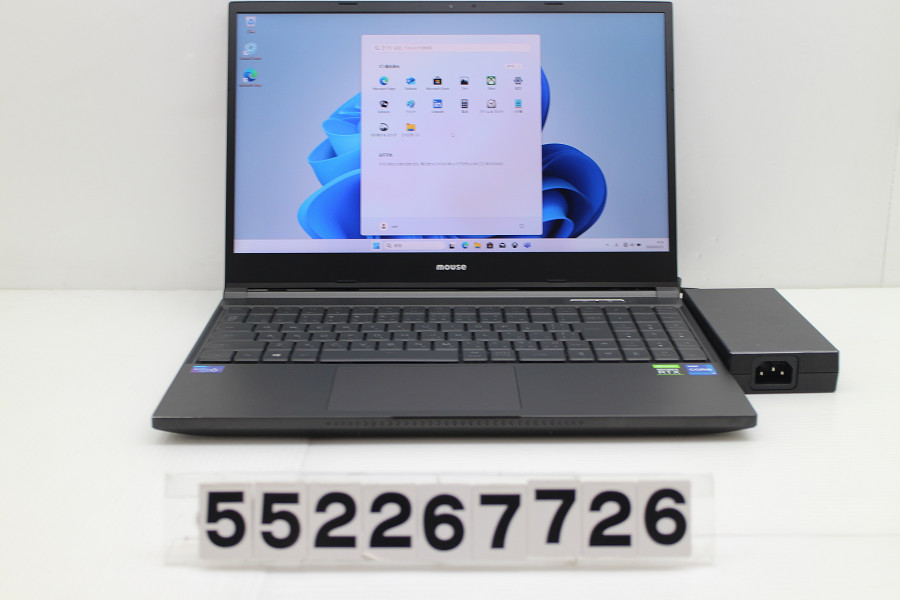 mousecomputer H5-TGLAB Core i7 11800H 2.3GHz/32GB/1024GB/Win11/NVIDIA GeForce RTX3070 Laptop GPU LANポートカバー欠品【中古】【20260331】