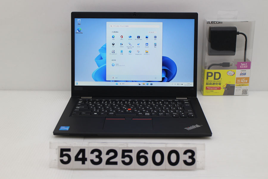Lenovo ThinkPad L13 Gen2 Core i3 1115G4 3GHz/8GB/256GB(SSD)/13.3W/FWXGA(1366x768)/Win11 USB不良【中古】【20250416】
