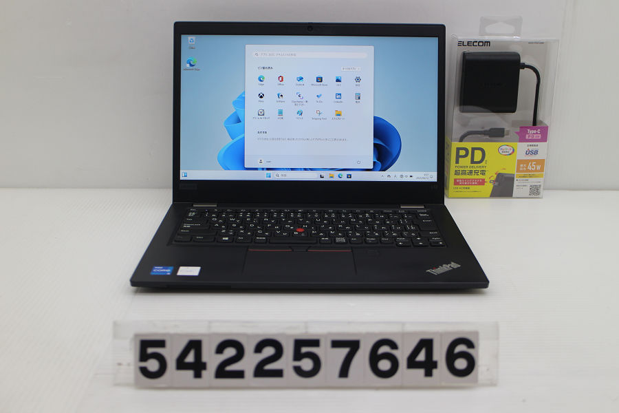 Lenovo ThinkPad L13 Gen2 Core i5 1135G7 2.4GHz/8GB/256GB(SSD)/13.3W/FHD(1920x1080)/Win11【中古】【20250618】