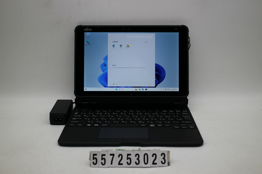 富士通 ARROWS Tab Q5010/DEG Celeron N4000 1.1GHz/4GB/128GB/10.1W/WUXGA(1920x1200) タッチパネル/Win11【中古】【20251024】 スマートフォン・タブレット-タブレットPC本体