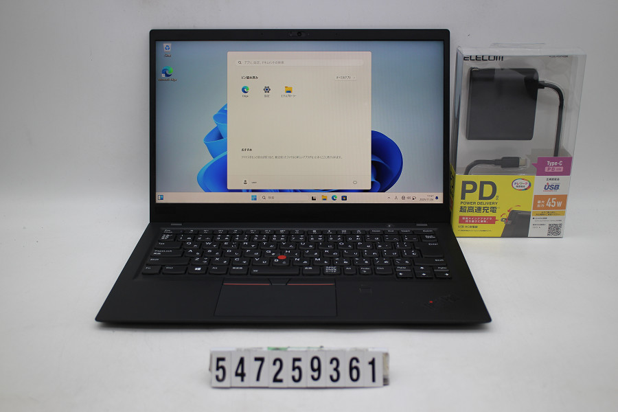 Lenovo ThinkPad X1 Carbon 6th Gen Core i5 8350U 1.7GHz/8GB/256GB(SSD)/14.0W/FHD(1920x1080) タッチパネル/Win11【中古】【20251128】