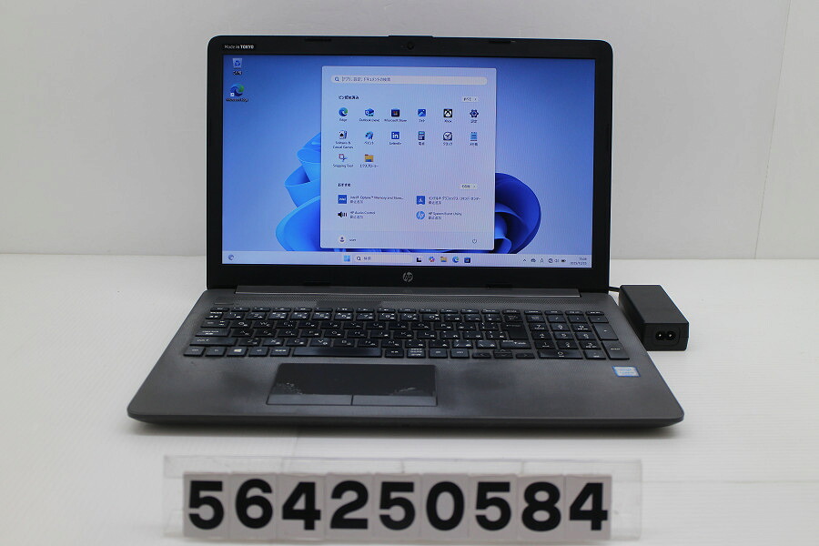 hp 250 G7 Core i5 8265U 1.6GHz/8GB/256GB(SSD)/Multi/15.6W/FWXGA(1366x768)/Win11 キーボード変色あり【中古】【20260106】｜TCEダイレクト店