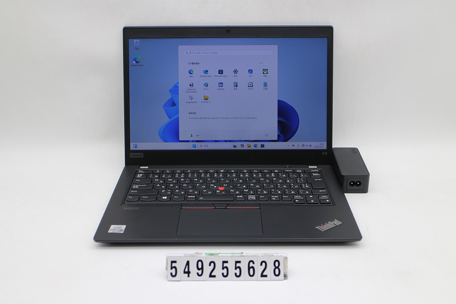Lenovo ThinkPad X13 Gen1 Core i5 10310U 1.7GHz/8GB/256GB(SSD)/13.3W/FHD(1920x1080)/Win11【中古】【20251226】