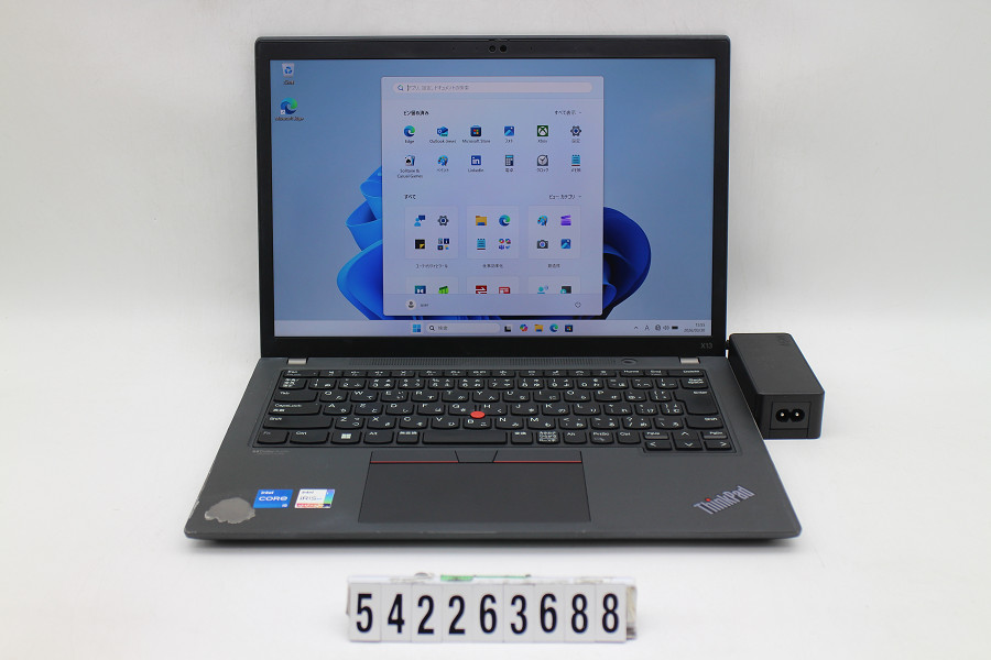 Lenovo ThinkPad X13 Gen2 Core i5 1135G7 2.4GHz/8GB/256GB(SSD)/13.3W/WUXGA(1920x1200)/Win11 キー文字消えあり【中古】【20260407】