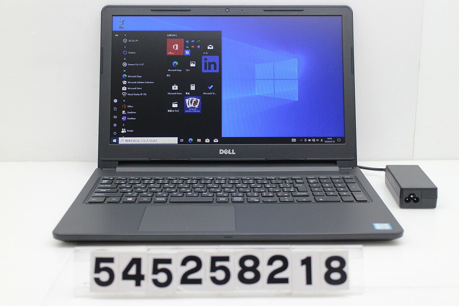 DELL Vostro 15 3568 Core i3 7100U 2.4GHz/8GB/256GB(SSD)/Multi/15.6W/FWXGA(1366x768)/Win10【中古】【20260324】