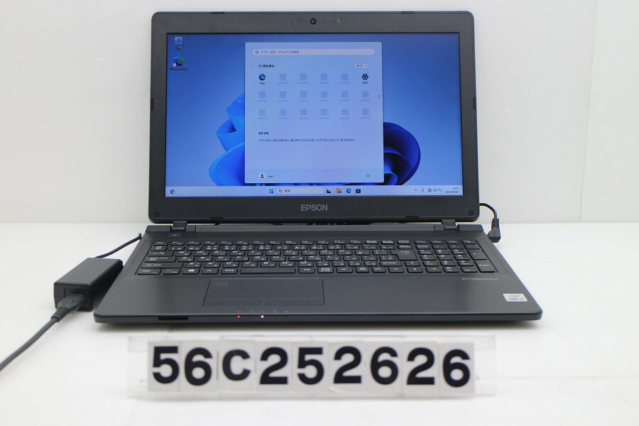 EPSON Endeavor NJ4400E Core i5 10210U 1.6GHz/8GB/256GB(SSD)/DVD/15.6W/FWXGA(1366x768)/Win11 外装割れあり【中古】【20260408】
