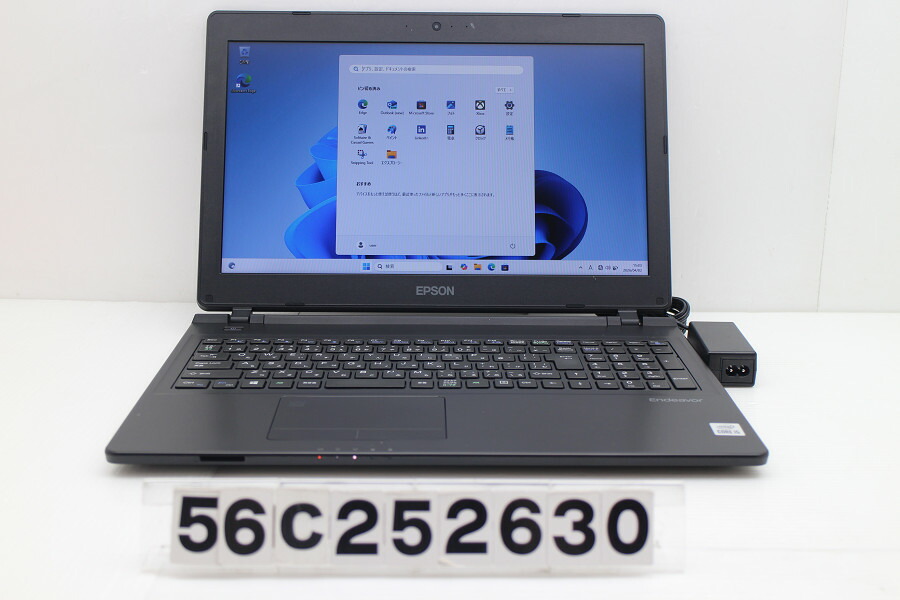 EPSON Endeavor NJ4400E Core i5 10210U 1.6GHz/8GB/256GB(SSD)/DVD/15.6W/FWXGA(1366x768)/Win11 キー文字消えあり【中古】【20260408】