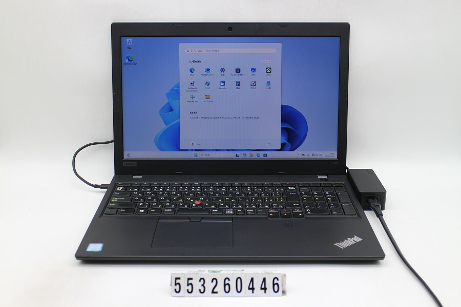Lenovo ThinkPad L580 Core i5 8250U 1.6GHz/8GB/256GB(SSD)/15.6W/FWXGA(1366x768)/Win11 足懸かり文字記号消えあり【中古】【20260521】