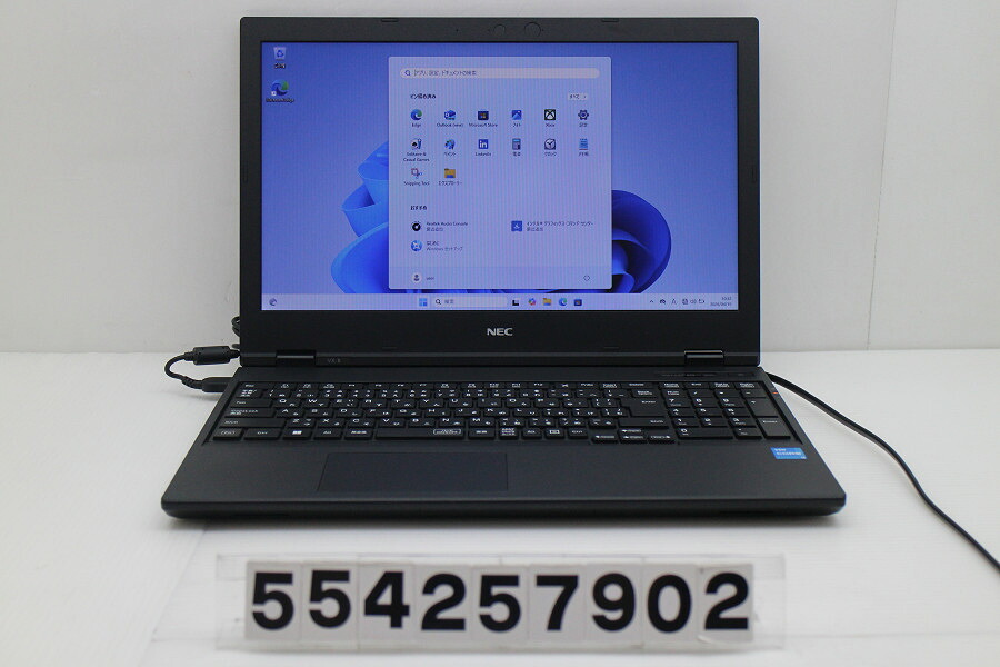 【ジャンク品】NEC PC-VKL41XZFB Core i3 1115G4 3GHz/8GB/128GB(SSD)/15.6W/FWXGA(1366x768)/Win11 バッテリー完全消耗【中古】【20260416】