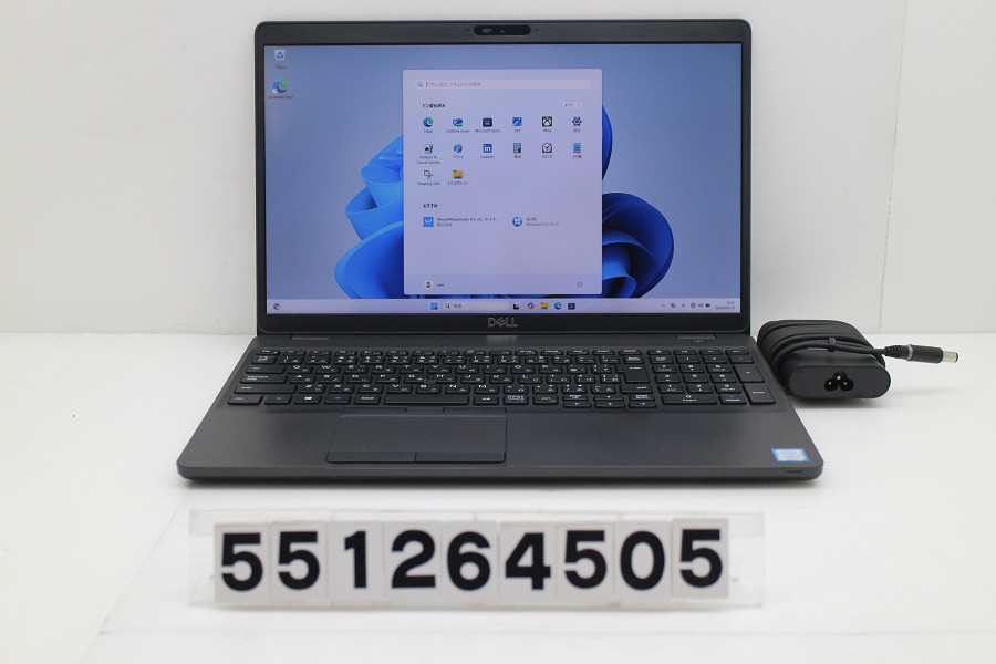 DELL Latitude 5500 Core i5 8265U 1.6GHz/8GB/256GB(SSD)/15.6W/FHD(1920x1080)/Win11【中古】【20260521】